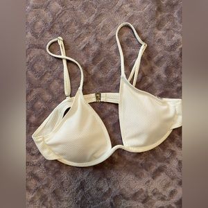 Shein white underwire bikini top